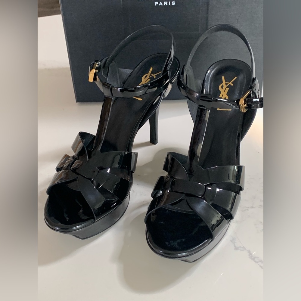 Saint Laurent tribute Patient heel! 🖤🖤